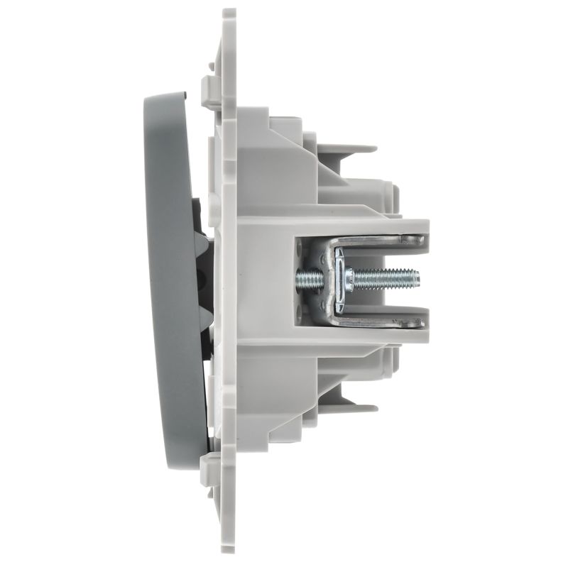 Выключатель 2-кл. СП FLITE ВС12-1-0-ФлС 10А механизм сер. IEK FI-V20-0-10-1-K03