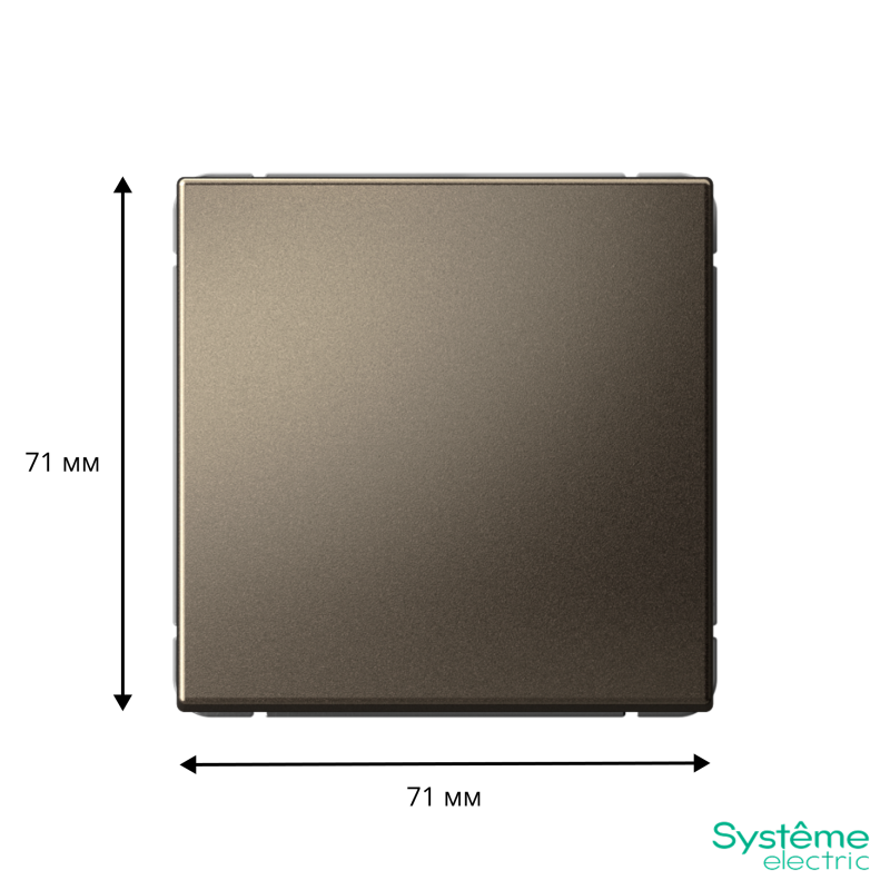Переключатель 1-кл. ArtGallery (сх. 6) 10AX механизм мокко SE GAL000661