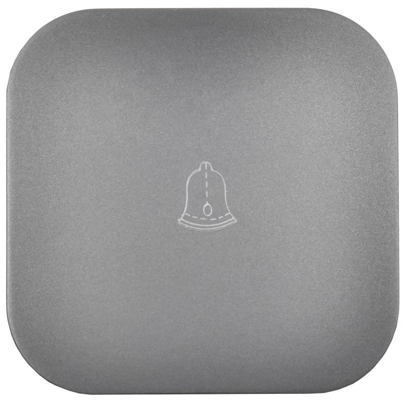 Выключатель 1-кл. ОП GLORY ВСс20-1-0-ХСм 10А самовозврат. сталь матов. IEK EVH14-K46M-10