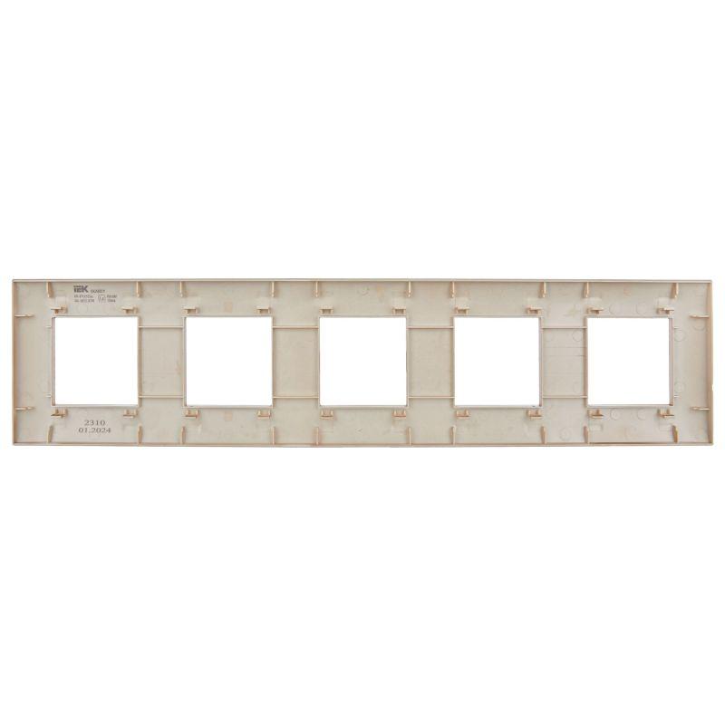 Рамка 5-м SKANDY SK-F05Sa песочн. IEK SK-M52-K98