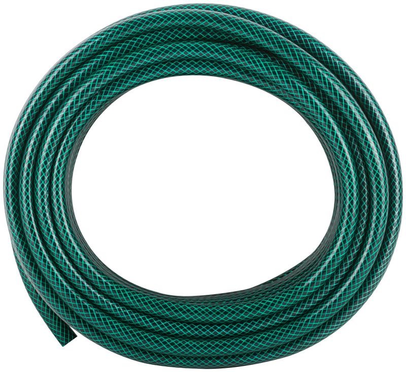 Шланг поливочный трехслойный армированный 1/2дюймх1.8ммх25м зел. КУРС 76305