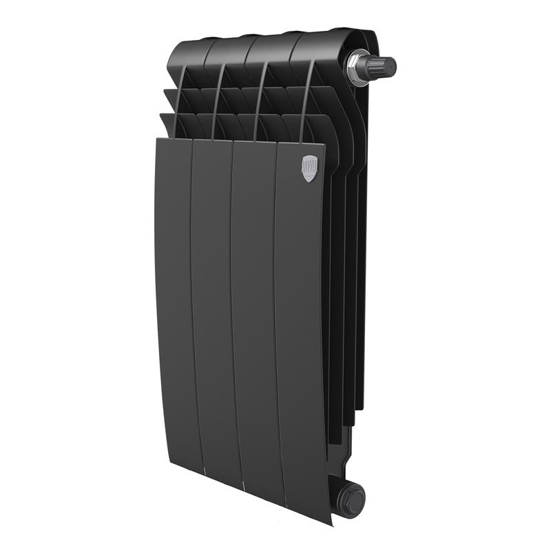 Радиатор BiLiner 500 VR80 4 секц. биметал. Noir Sable Royal Thermo НС-1506309