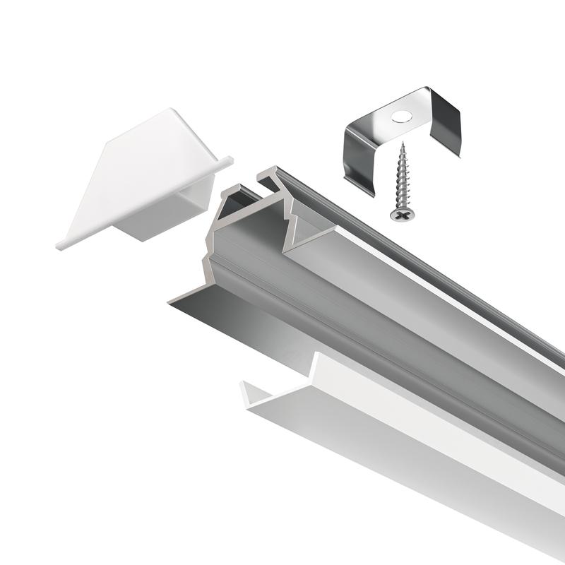 Профиль алюминиевый встраив. 30х10 Maytoni ALM010S-2M