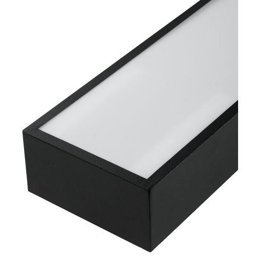 Светильник светодиодный Geometria Block SPO-116-B-40K-024 24Вт 4000К 1750лм IP40 1200х70х50мм подвесной драйвер внутри черн. Эра Б0058865