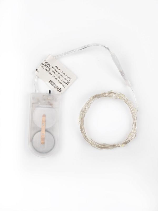 Гирлянда DC-G05-20YS2 20LED 2xCR2032(в компл.) желт. (уп.2шт) ФАZА 5047976
