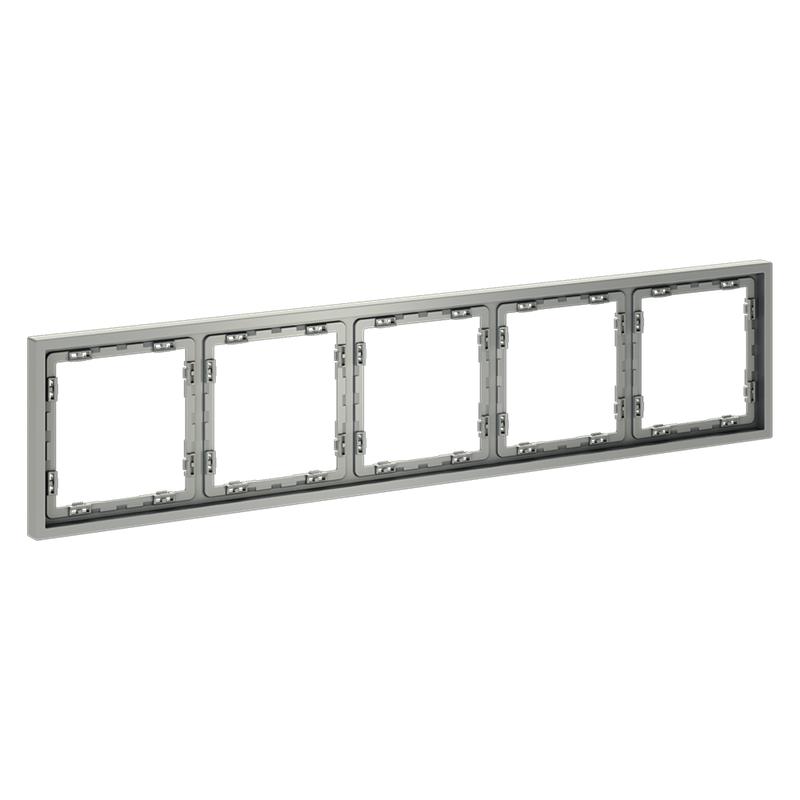 Рамка 5-м S70 пластик. сталь Voltum VLS100505