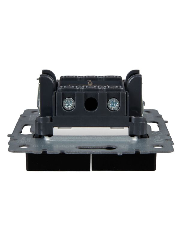 Выключатель 2-кл. СП BRITE ВС10-2-1-БрЧ 10А с индик. механизм черн. IEK BR-V20-1-10-K02