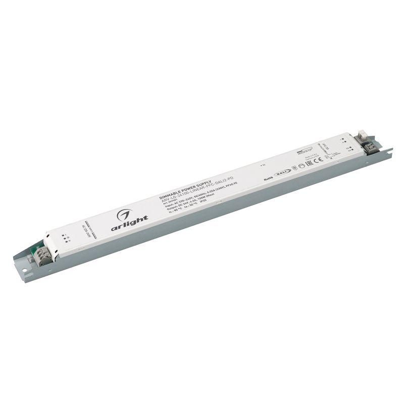 Блок питания ARV-LG-24100-LINEAR-PFC-DALI2-PD 24В 4.2A 100Вт IP20 металл Arlight 049481