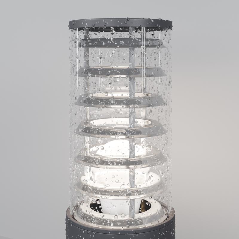 Светильник Bronx 1х60Вт E27 IP54 ландшафтный Maytoni O576FL-01GR1