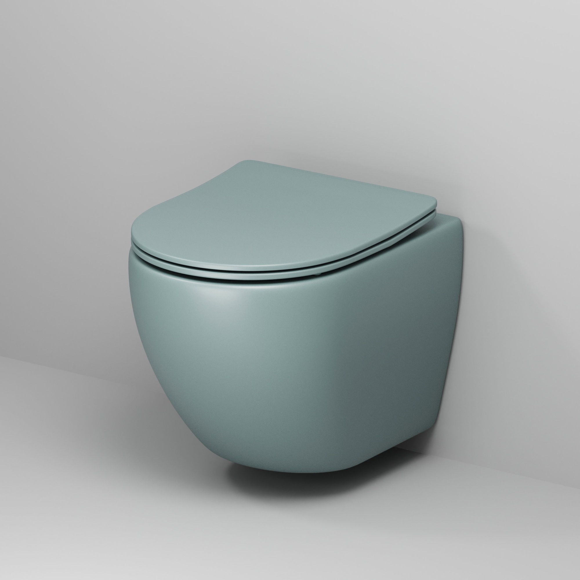 Унитаз gr-4455mnms color (485*365*360) подвесной безободковый