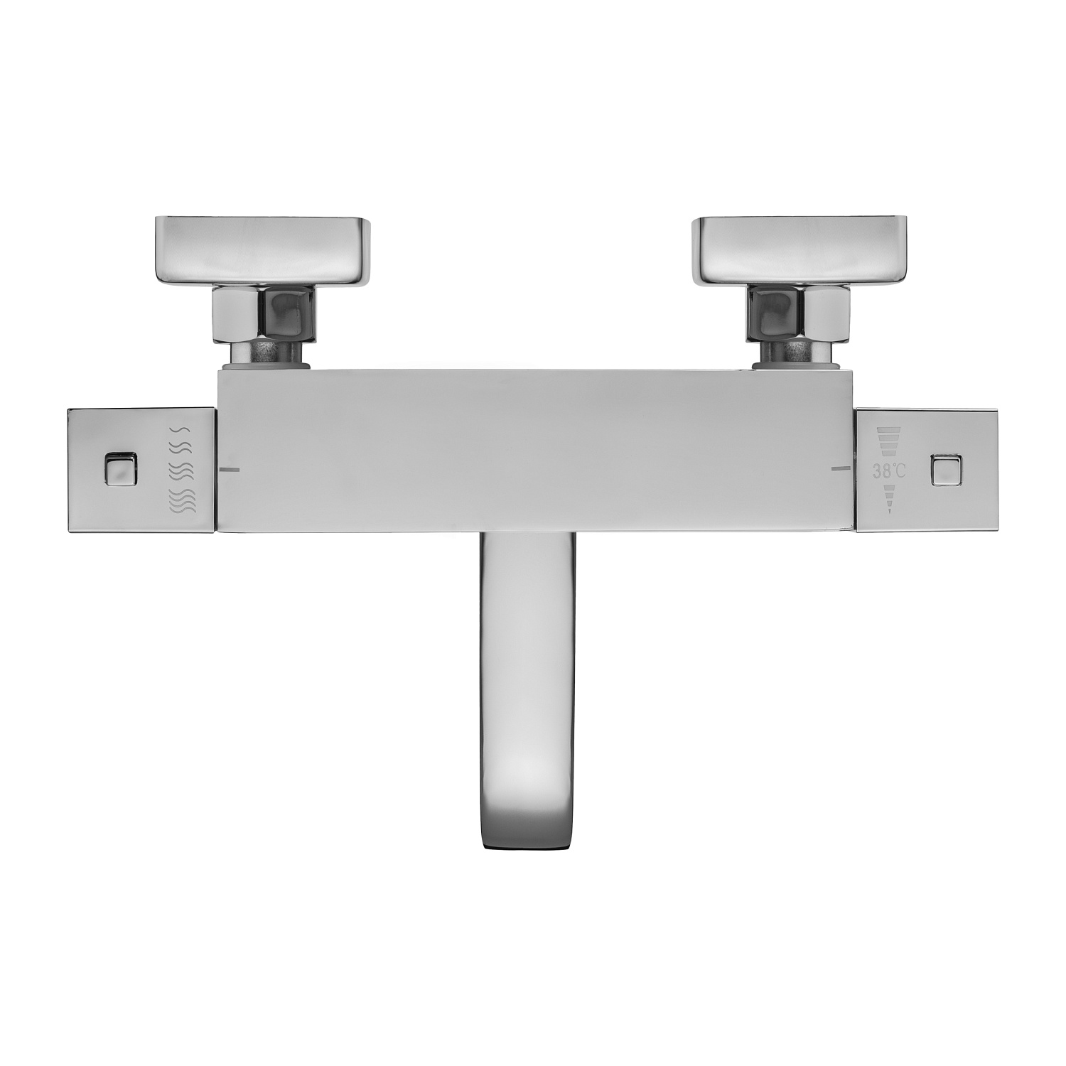 Смеситель термостатический для ванны с поворотным изливом Swedbe Mercury 9062