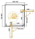 Душевой уголок CEZARES SLIDER-AH-2-70/80-80/90-C-NERO