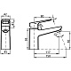 Смеситель для раковины Milardo Atlantic (ATLSB00M01)