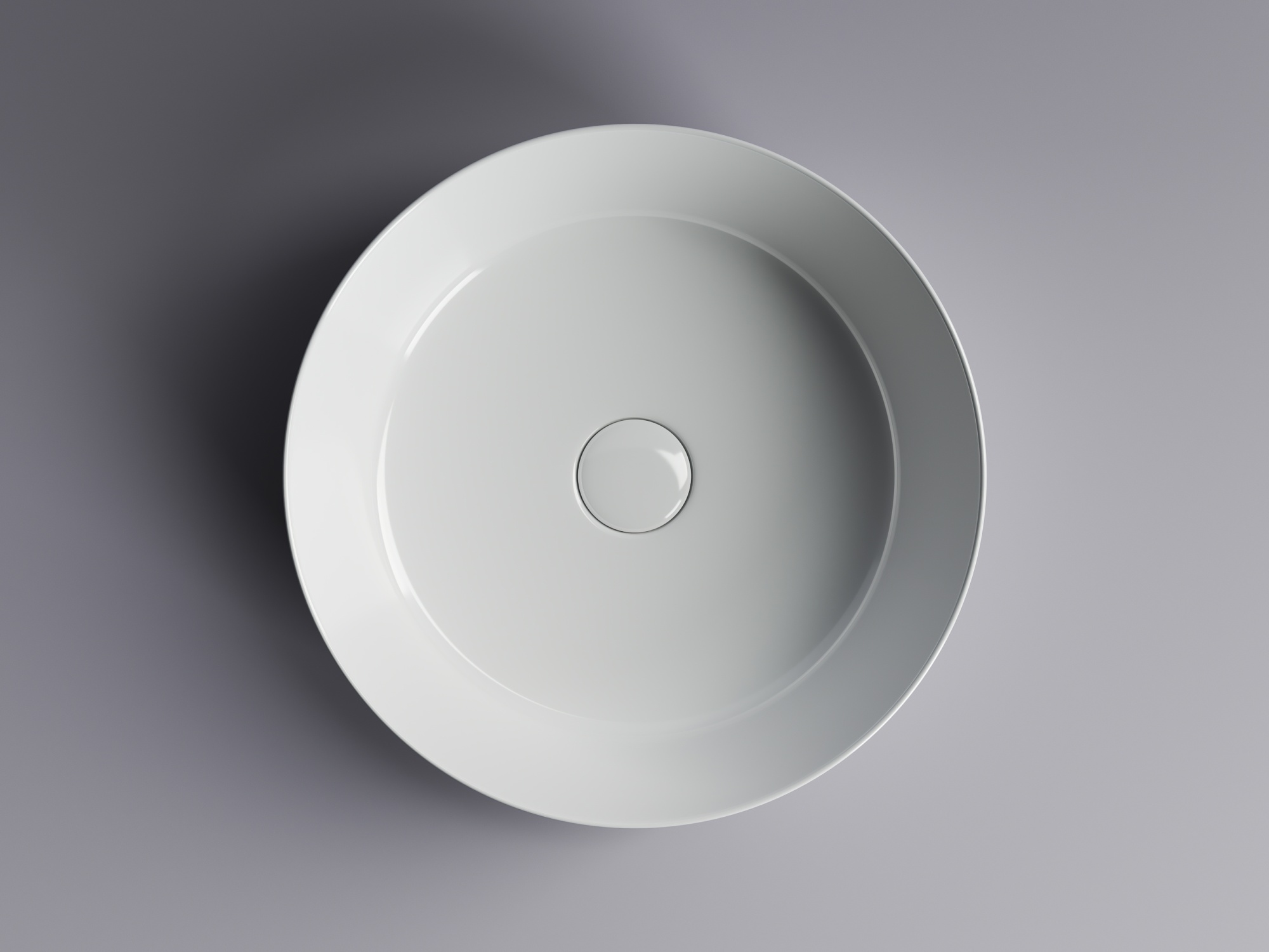 Умывальник чаша накладная круглая Element 390*390*120мм, CN6022