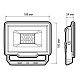 Прожектор светодиодный PFL-C3 20Вт 6500К IP65 ДО закален. прозр. стекло JazzWay 5023543A