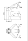 Смеситель для раковины с донным клапаном CEZARES LIRA-M-LS1-01