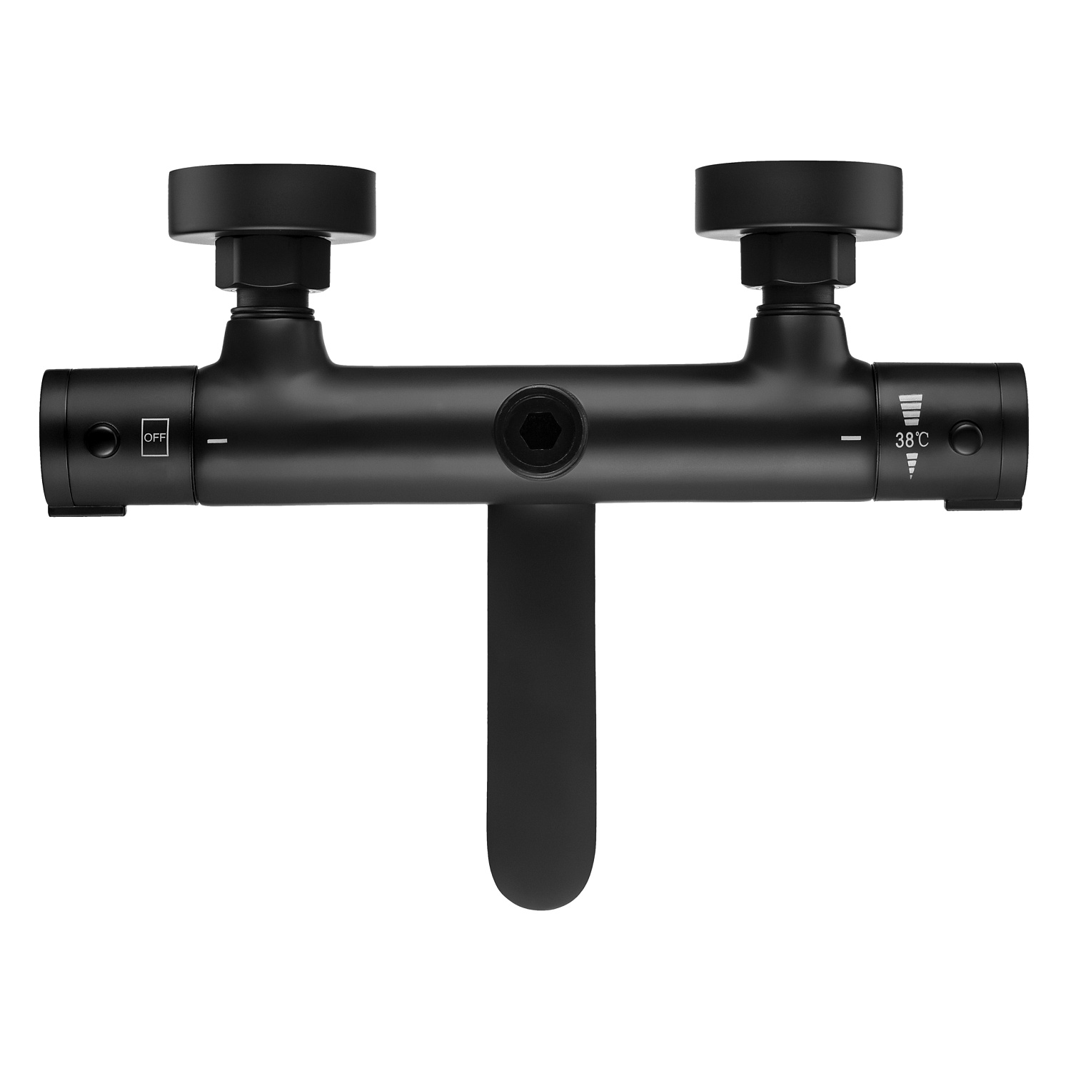 Смеситель термостатический для ванны с поворотным изливом Swedbe Hermes 9042B