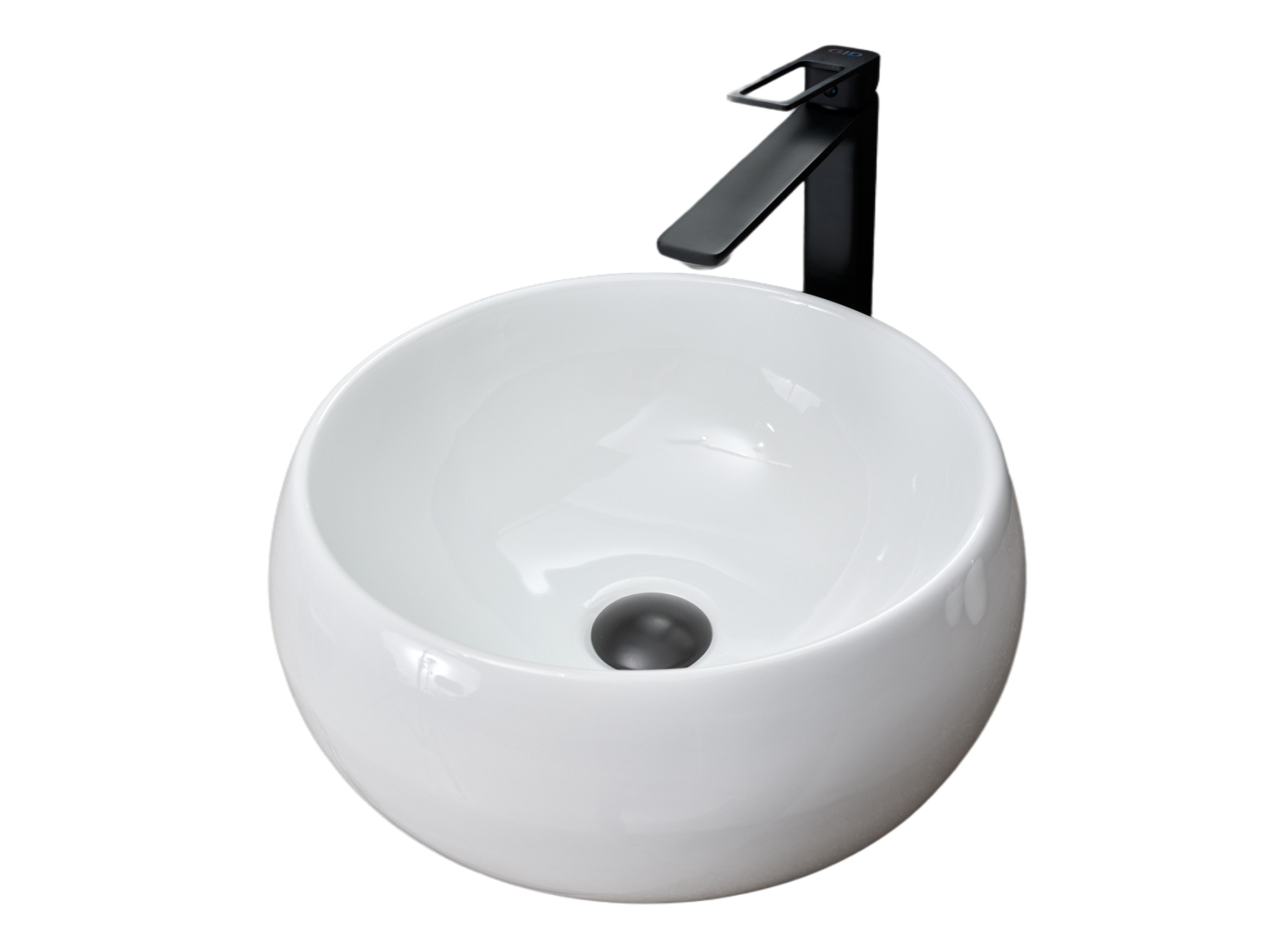 Раковина Gid N9140 51213 накладная белая 40x40x15.5