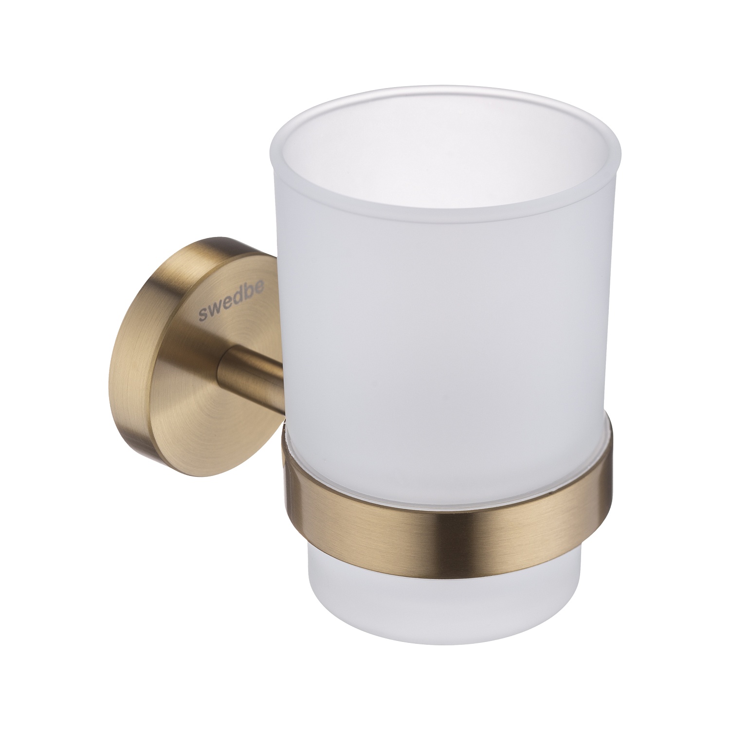 Подвесной стакан с держателем для зубных щеток Swedbe Select 9813GO