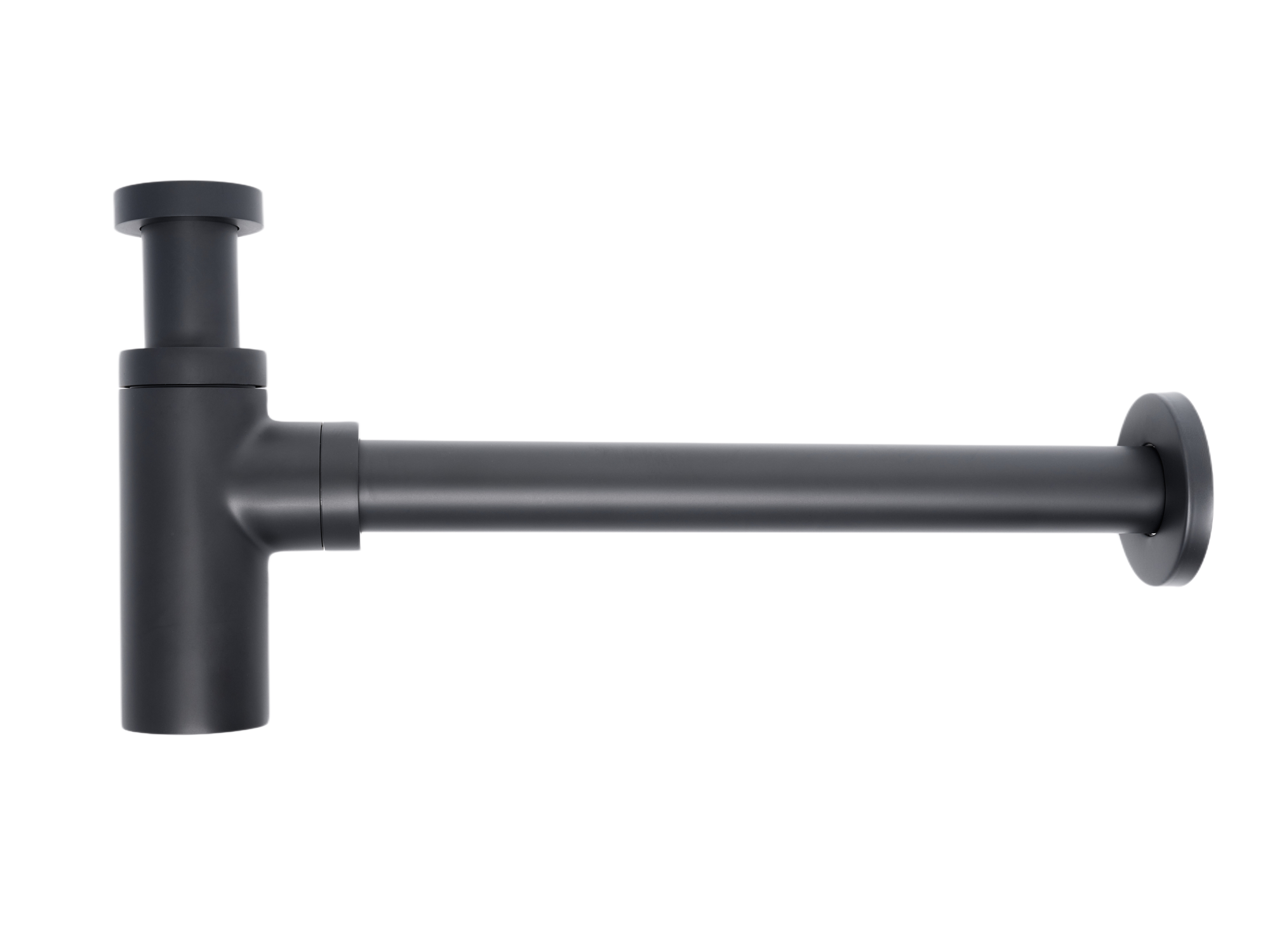 Сифон для раковины Gid G-74BL  75503S черный матовый