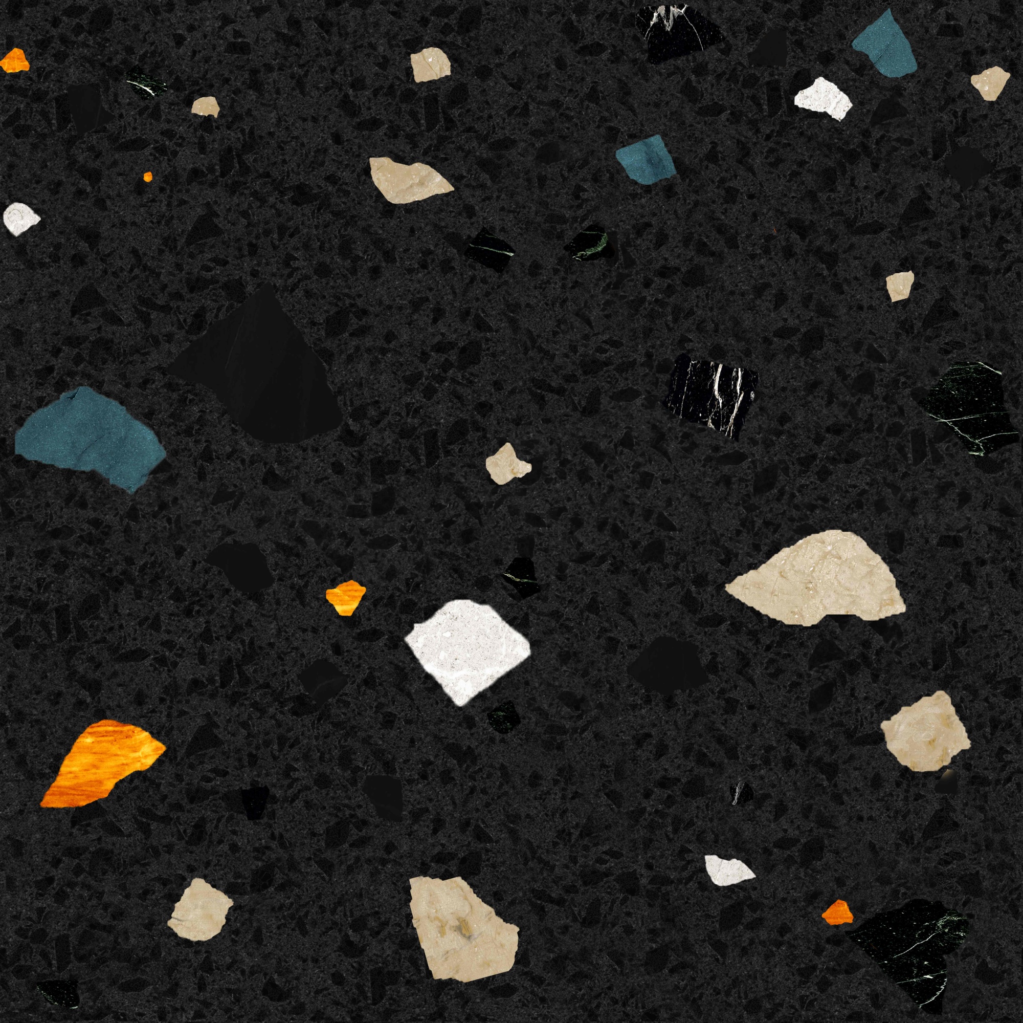 Плитка из керамогранита матовая Creto Cray черный (NP_P0002)