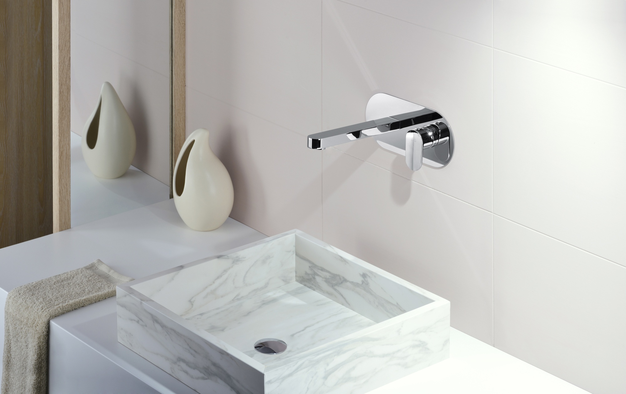 Смеситель встраиваемый для раковины Paffoni CANDY CA105CR встраиваемый Хром