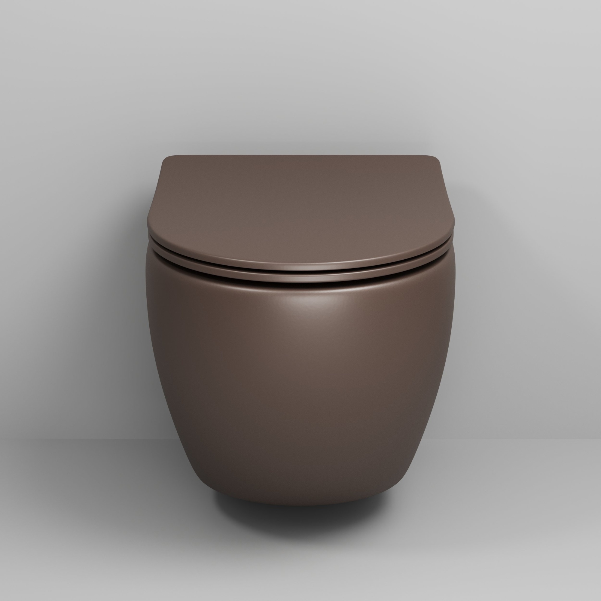 Унитаз gr-4455brms color (485*365*360) подвесной безободковый