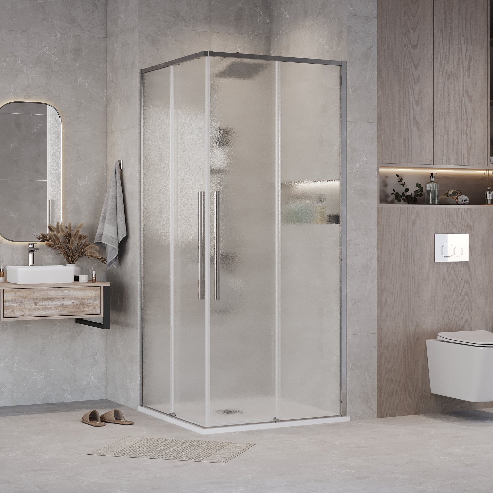 1/2 душевого ограждения 1/2.К33.01.11.10.02 Galaxy (110*195)