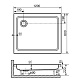Душевой поддон прямоугольный RGW STYLE, 16180282-11