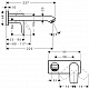Смеситель Hansgrohe Metris 31086000 для раковины