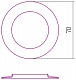 Увеличитель диаметра TUBE d нар. 50-70 мм / 2 шт. / (Матовый белый) 30-1507-0003