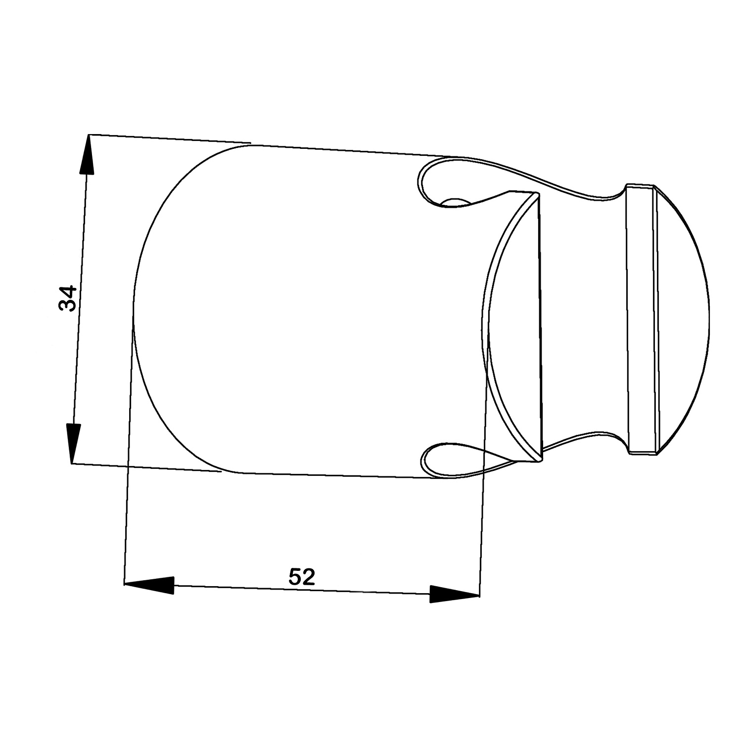 Настенный держатель для лейки Swedbe Calypso 5024