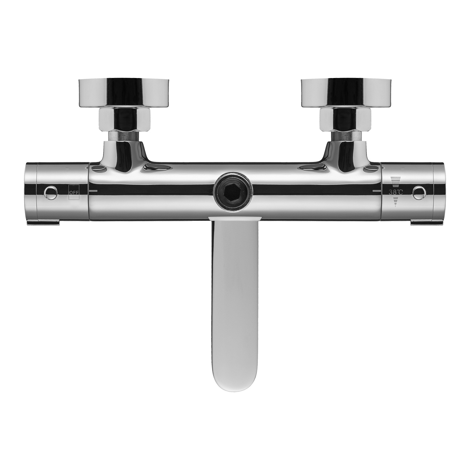 Смеситель термостатический для ванны с поворотным изливом Swedbe Hermes 9042