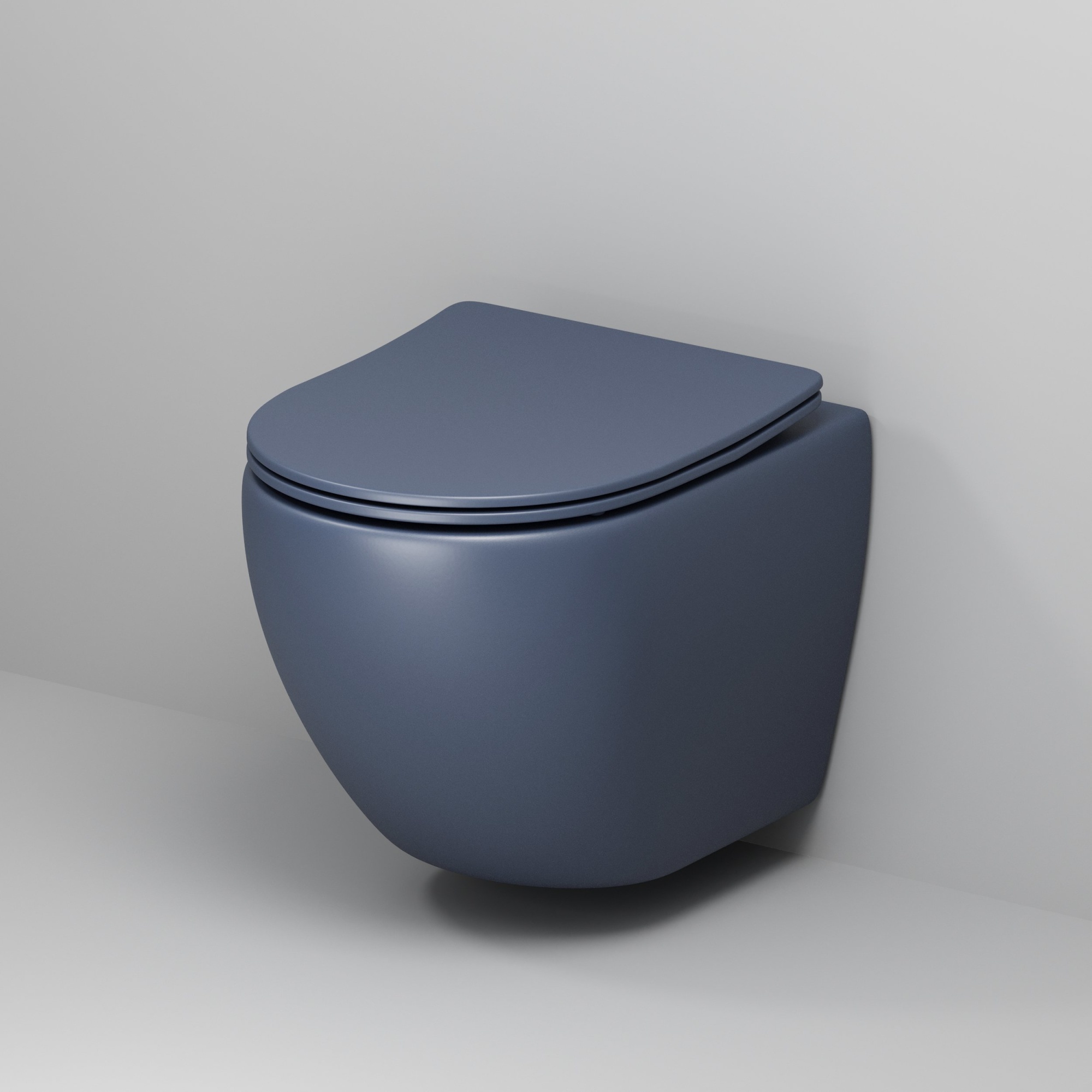 Унитаз gr-4455blms color (485*360*375) подвесной безободковый