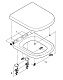 Крышка-сиденье для унитаза с микролифтом альпин-белый Grohe Euro Ceramic 39330001