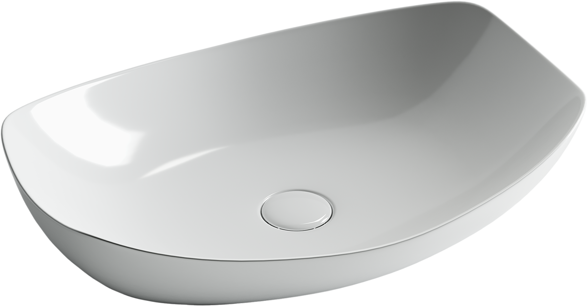 Умывальник чаша накладная овальная Element 560*400*155мм, CN5016