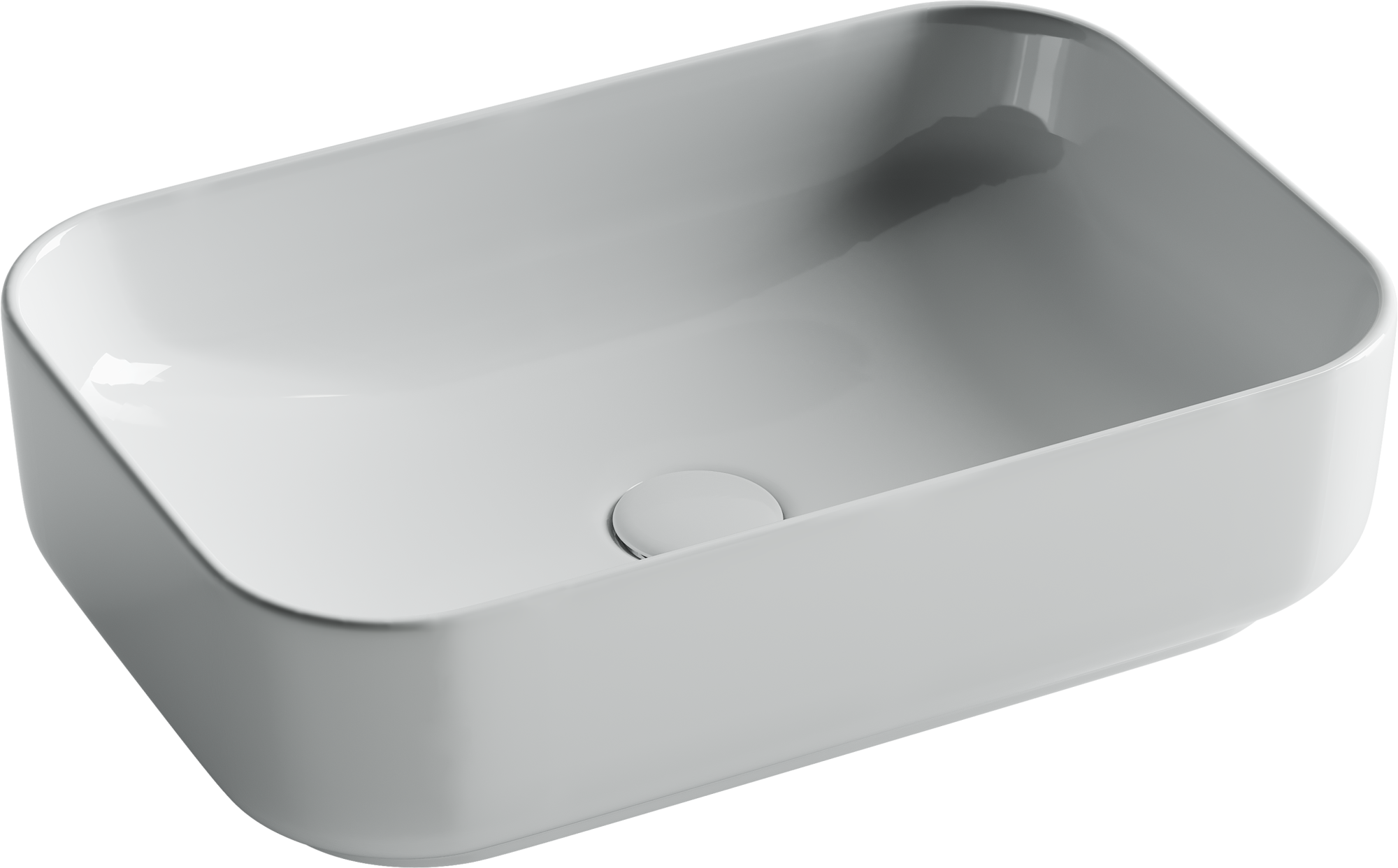 Умывальник чаша накладная прямоугольная Element 510*340*140мм, CN5043