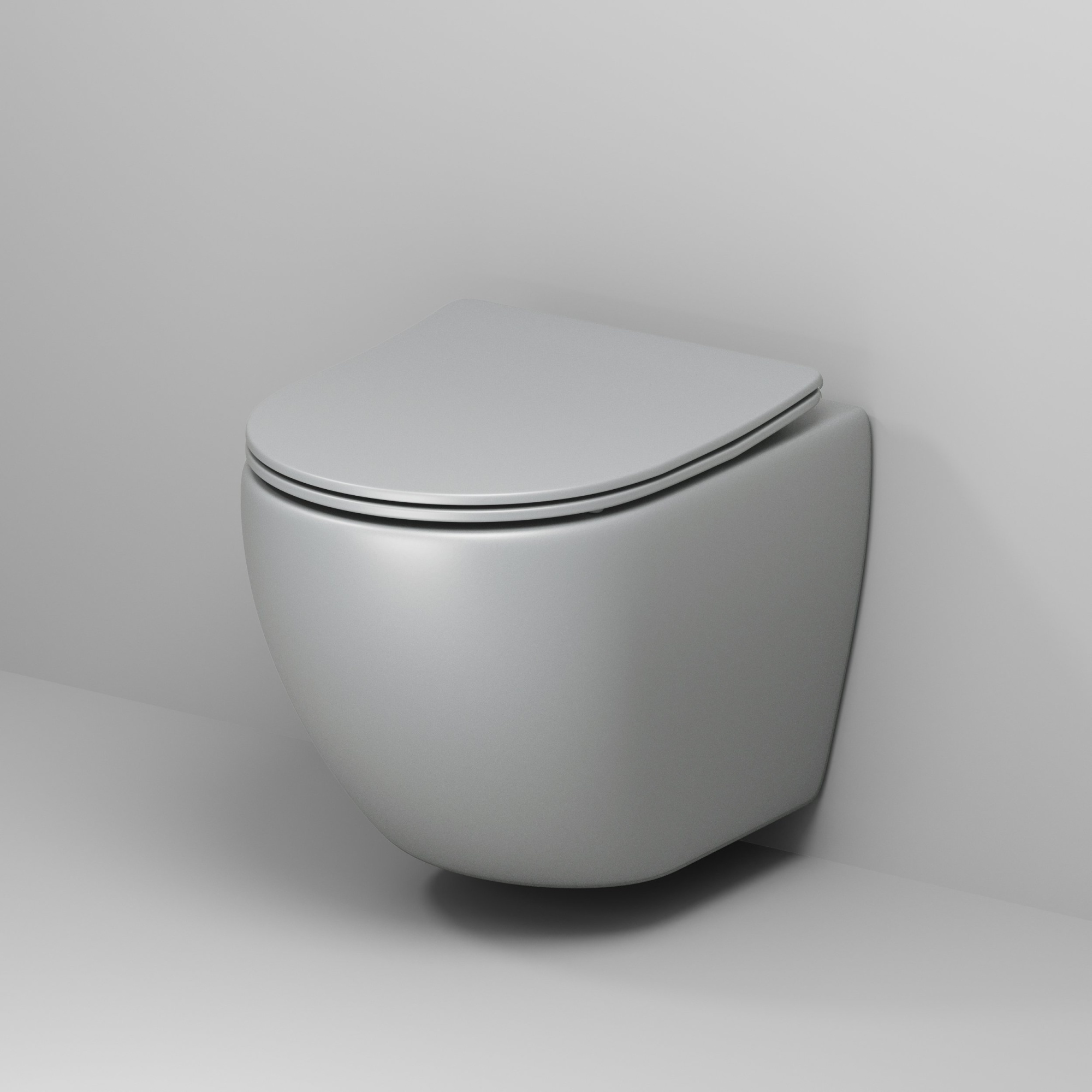 Унитаз gr-4455glms color (485*365*360) подвесной безободковый