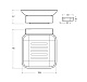 Мыльница подвесная CEZARES SLIDER-SODS-01