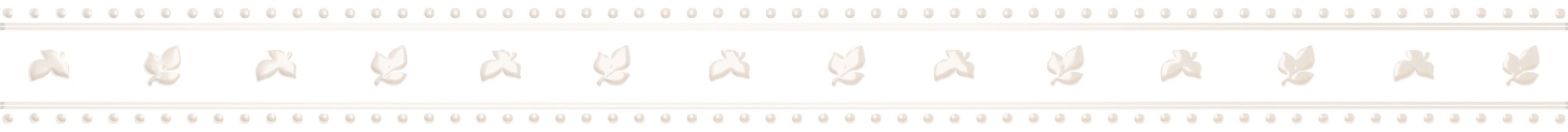 Бордюр Blossom белый 5х60