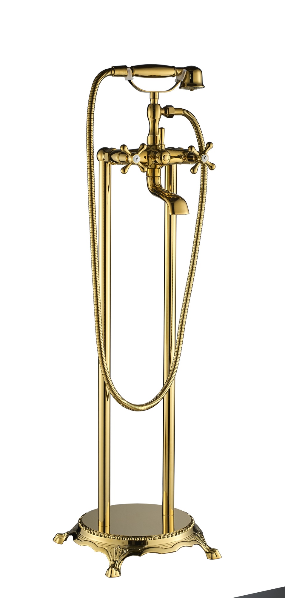 Смеситель VICO G для отдельностоящей ванны, цвет золото, латунь BOCH MANN BM9653