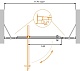 Душевая дверь CEZARES MOLVENO-BA-12-80+40-C-Cr-IV