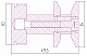 Вешалка "КАНЬОН" н/ж для ДР "СУНЕРЖА" (Без покрытия) 00-2010-0003