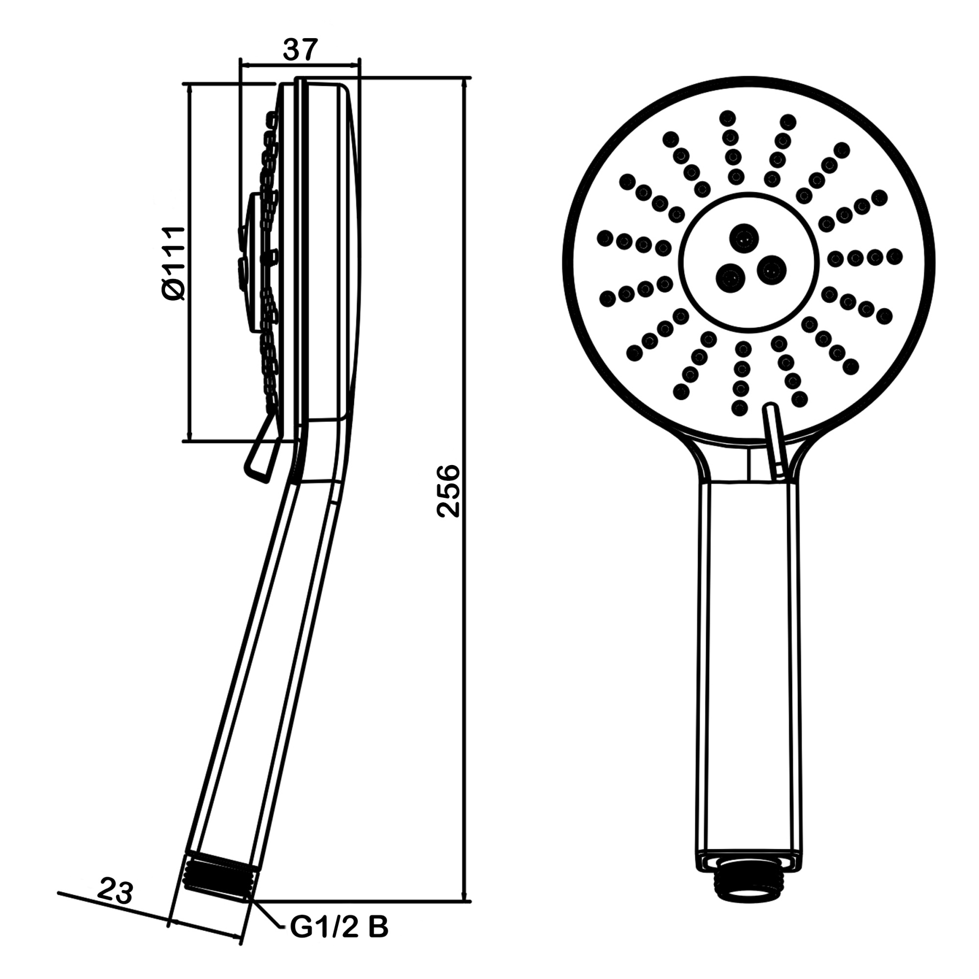 Лейка душевая Swedbe Calypso 5051