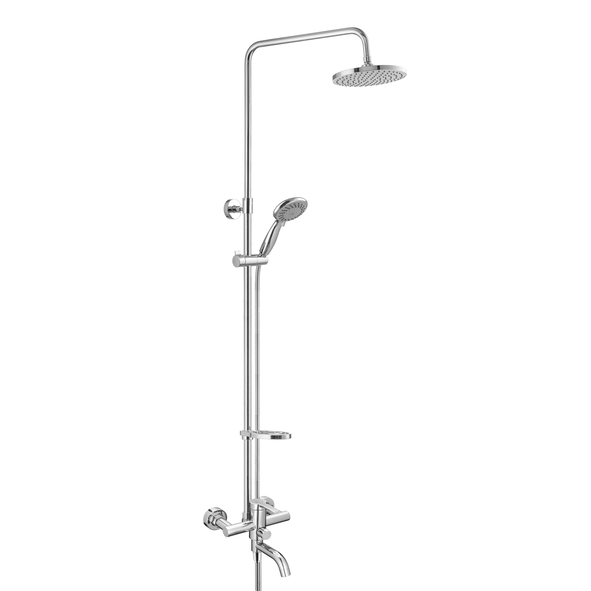 Семейный душ со смесителем для ванны Swedbe Hermes 5145 с поворотным изливом
