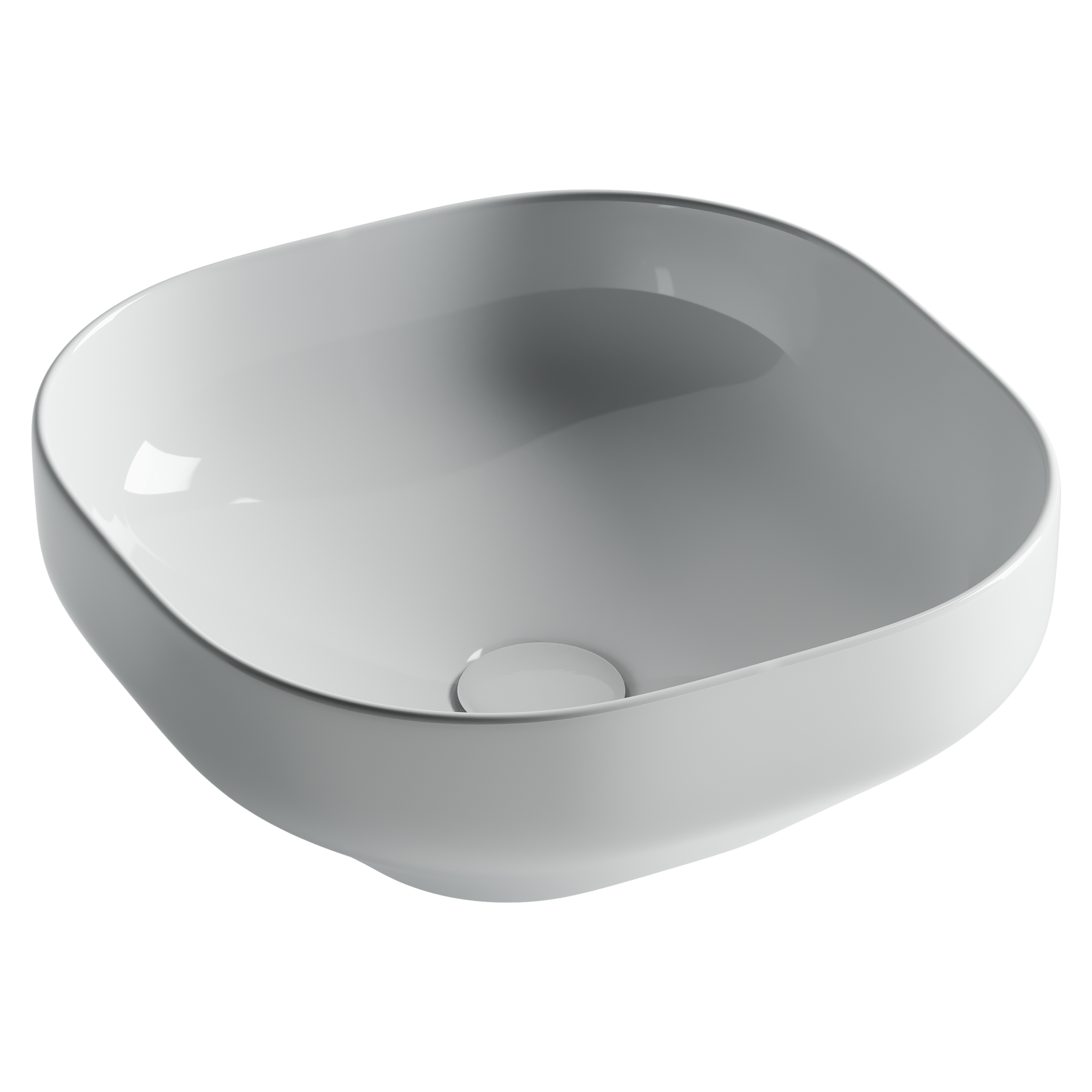 Умывальник чаша накладная квадратная Element 380*380*150мм, CN5032