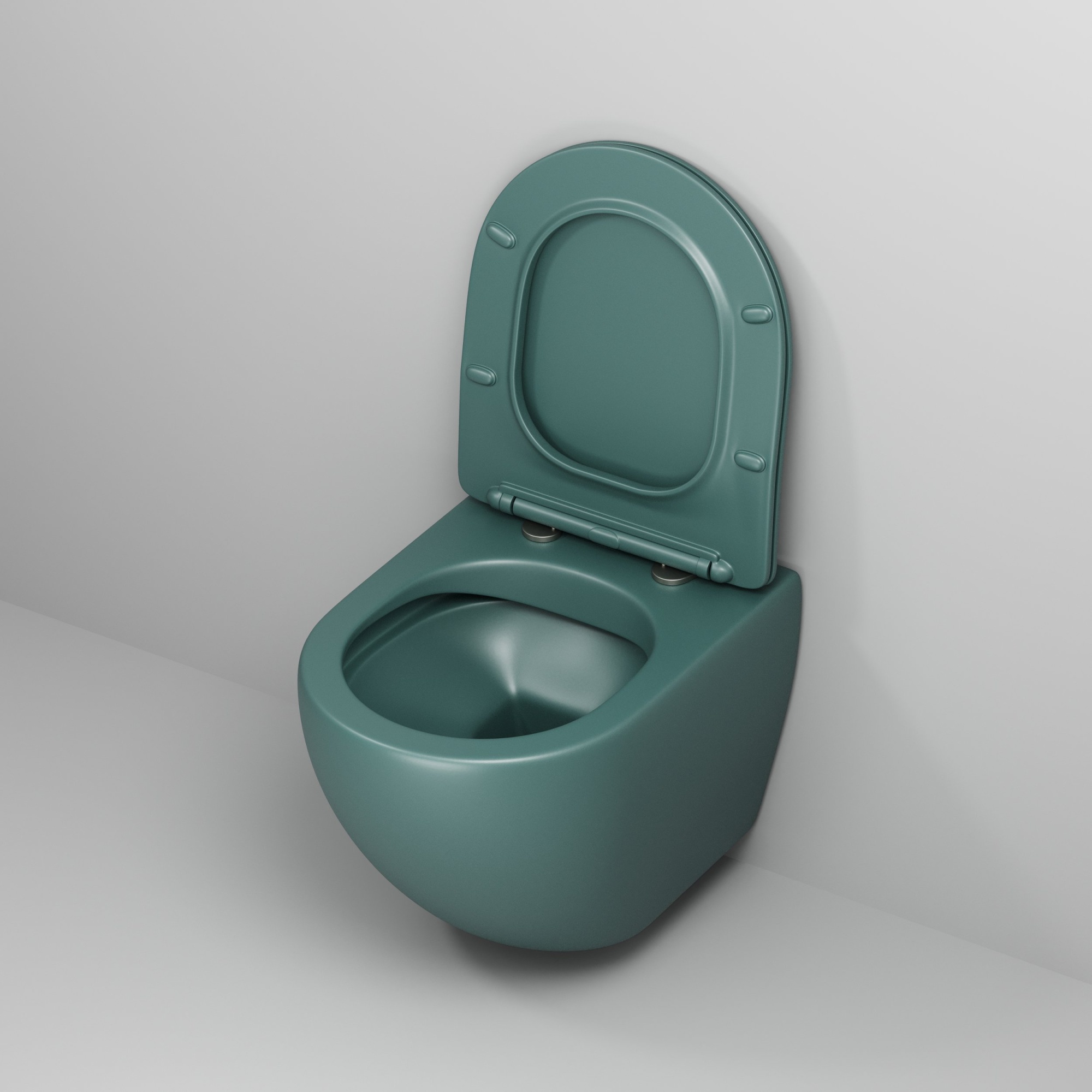 Унитаз gr-4455olms color (485*360*375) подвесной безободковый