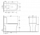 Унитаз напольный безободковый (сиденье микролифт) Арматура GEBERIT SL-5010