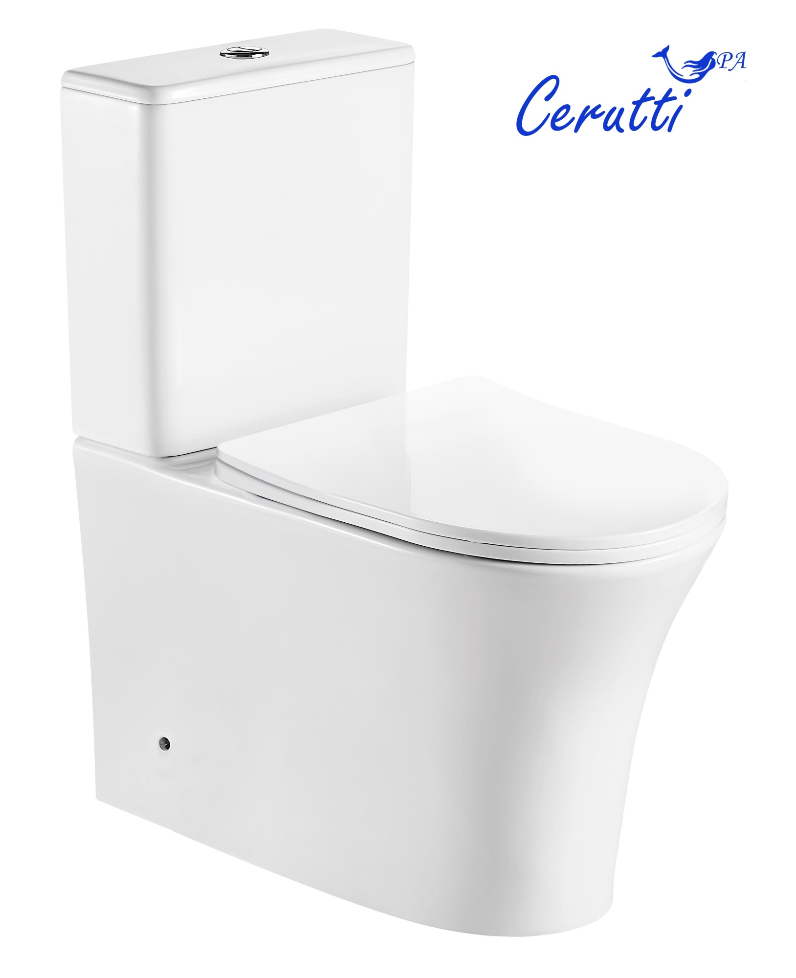 Унитаз ADIGE напольный безободковый Ceruttispa CT7836 (620х365х820)