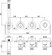 Смеситель для ванны с душем Paffoni Modular Box MDE000ST